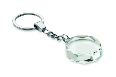Logotrade promotional products photo of: Glass round award key ring